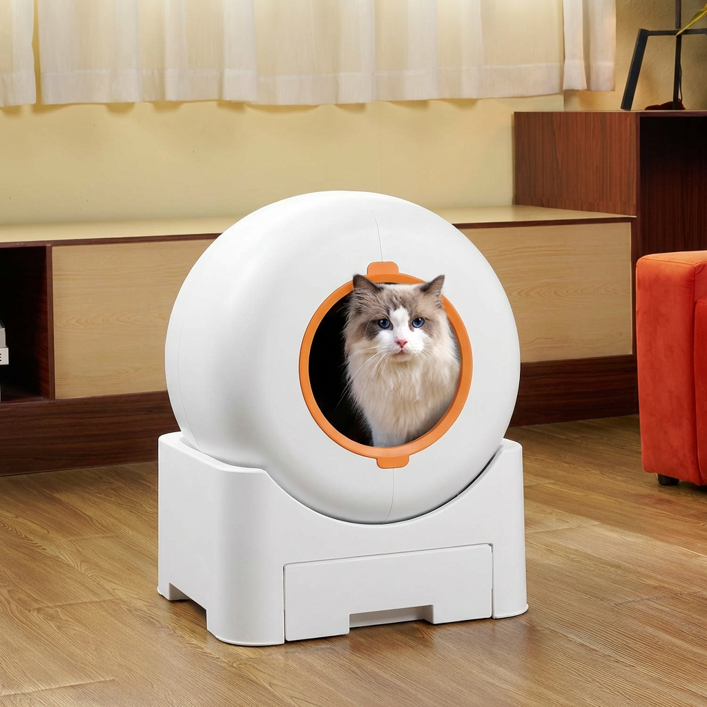 Smart Self-Cleaning Cat Litter Box